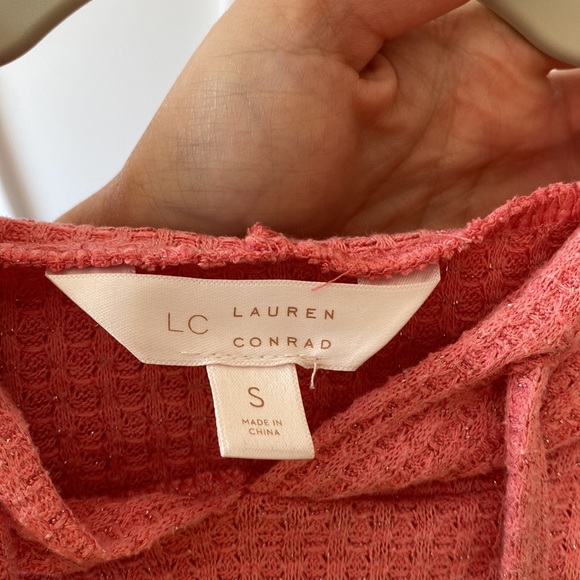 Lauren Conrad pink lounge top - Picture 3 of 4